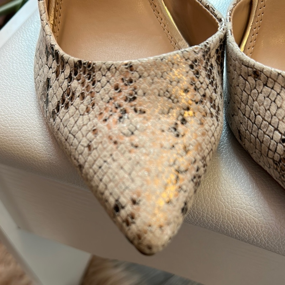 Kelly & Katie Snakeskin Heels - Picture 2 of 5